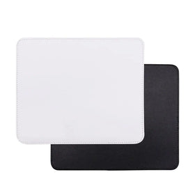 Factory Soft Pu Leather Mouse Mat Waterproof Double Sided Office Desk Sublimation Blank Mouse Pad