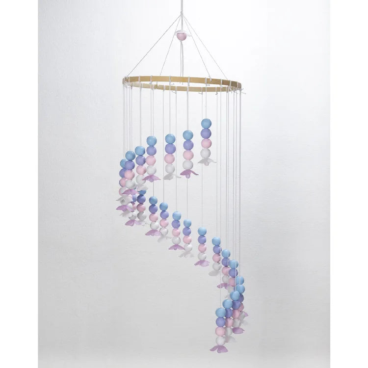 2022 New Product-Colorful Wooden Bead String Pendant DIY Material Pack for Homemade Creative Room Decoration