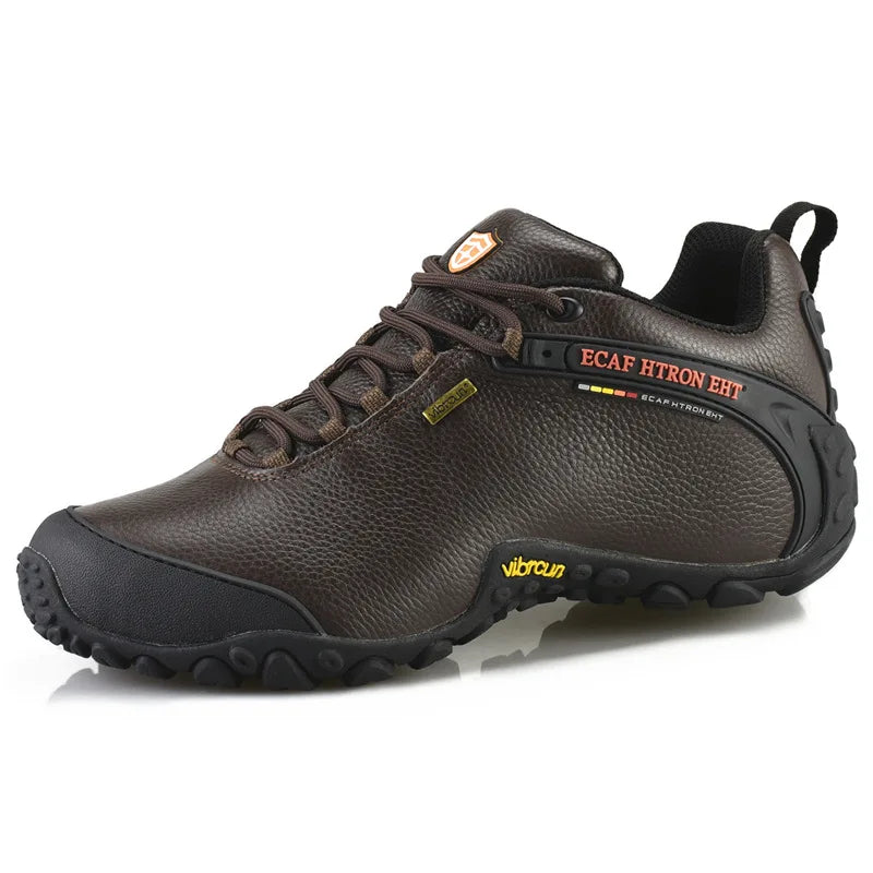 IRONDONKEY Autumn Winter Outdoor Mountaineering Shoes Tourism Water Splashing Prevention Breathable Sports  Hiking Shoes