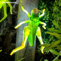 Momovalley Outdoor LED Christmas Lights Glowing Simulation Insect Grasshopper Botanical Garden Lantern Show Decorations