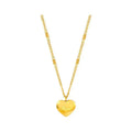 New Female Simple Titanium Steel Engraved Love Heart Stainless Steel Necklace for Mom and Valentine's Day Gift Necklace