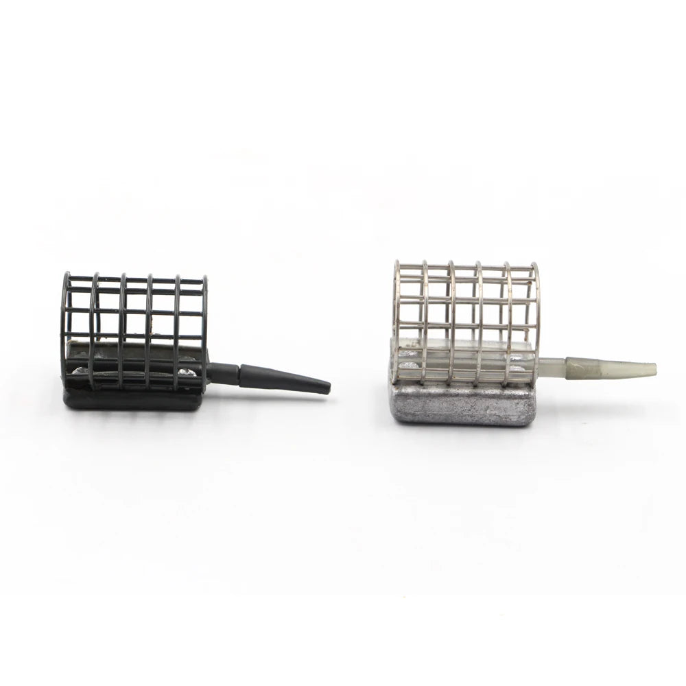50g Durable Carp Fishing Accessories Feeder Basket Weighted Bait Trap Cage Feeder