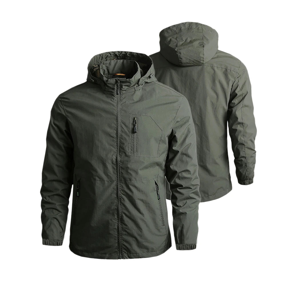 Men's Outdoor Tactical Coat Jacket Hoody Thin Jacket Coat Sport Uniform Waterproof Jacket for Spring Autumn