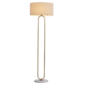 Hotel Project Nice Design Modern Marble Base Gold Plating Floor Lamp for Living Room