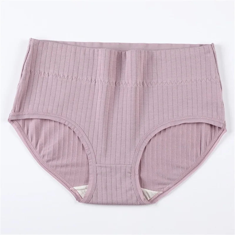 HD026 Plus Size Low-Rise 100% Cotton Eco-Friendly Bikini Underwear for Young Adult Women's Physical Pant