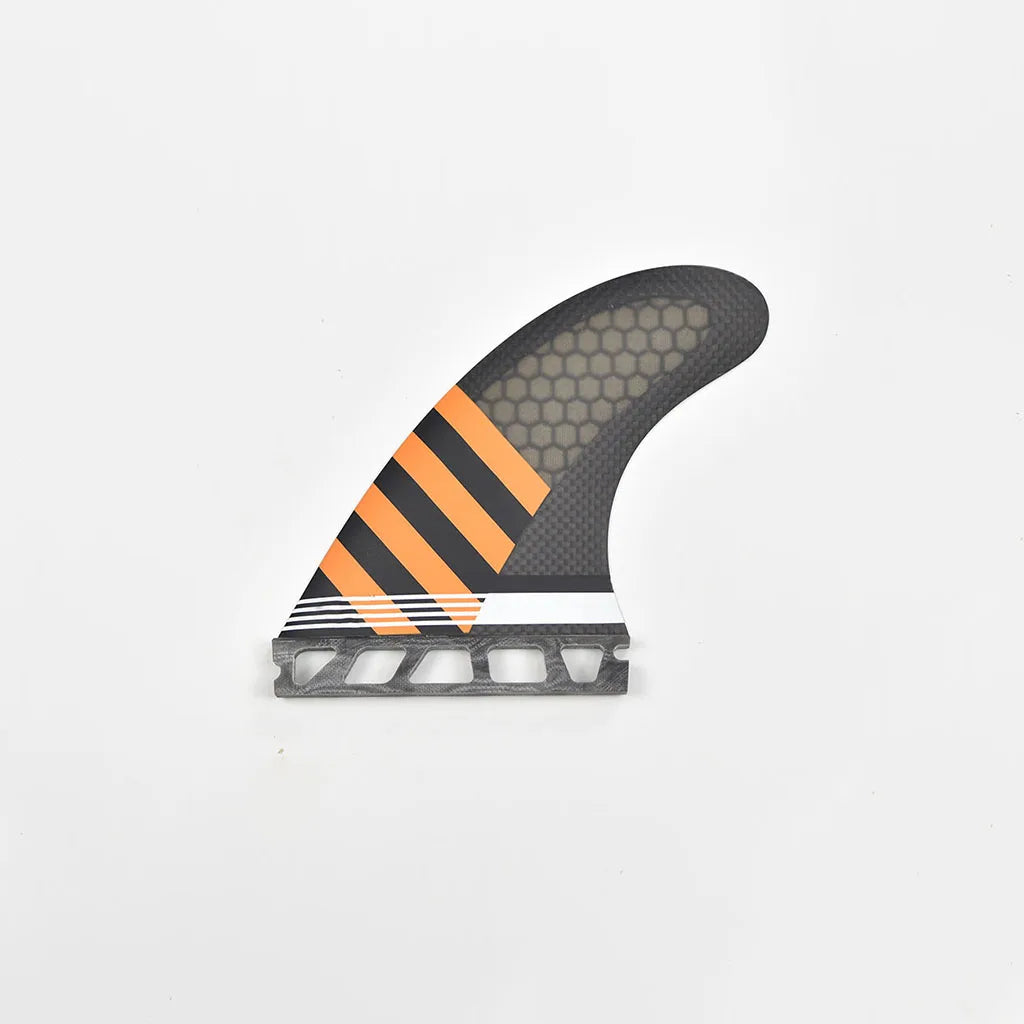 Eco-friendly Light Weight  Surfboard Fins With Fiberglass Honey Comb Material 1 Tab Fins for Surfing