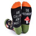 New Trendy Socks Original European and American Style AB Asymmetric Mid-Calf Cotton Socks with Mushroom Sole and Letter Prints