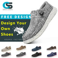 Greatshoes Walking Style Shoes for MenWhite Slip on Canvas ShoesMen Loafers Dress Shoes Luxury