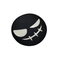 Custom Embroidered logo Glow Embroidery Patch Evil Smiling Face IR Reflective Embroidery Patches