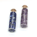 2026 Crystal Gemstone Perfume Bottle Glass Essential Oil Gemstone Amethyst/Lapis Lazuli Roller Ball Bottle