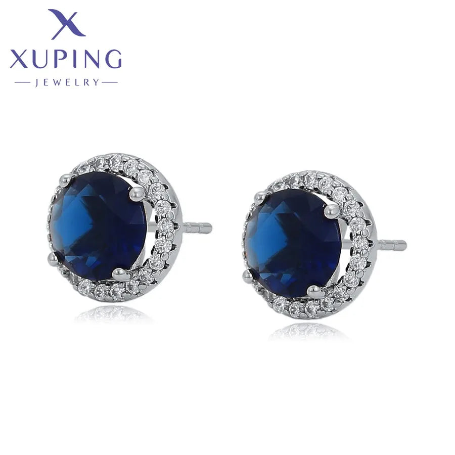 X00071267  Xuping Jewelry Delicate Elegant Platinum Plated Diamond Jewelry Earrings Festival Gift Women Earrings
