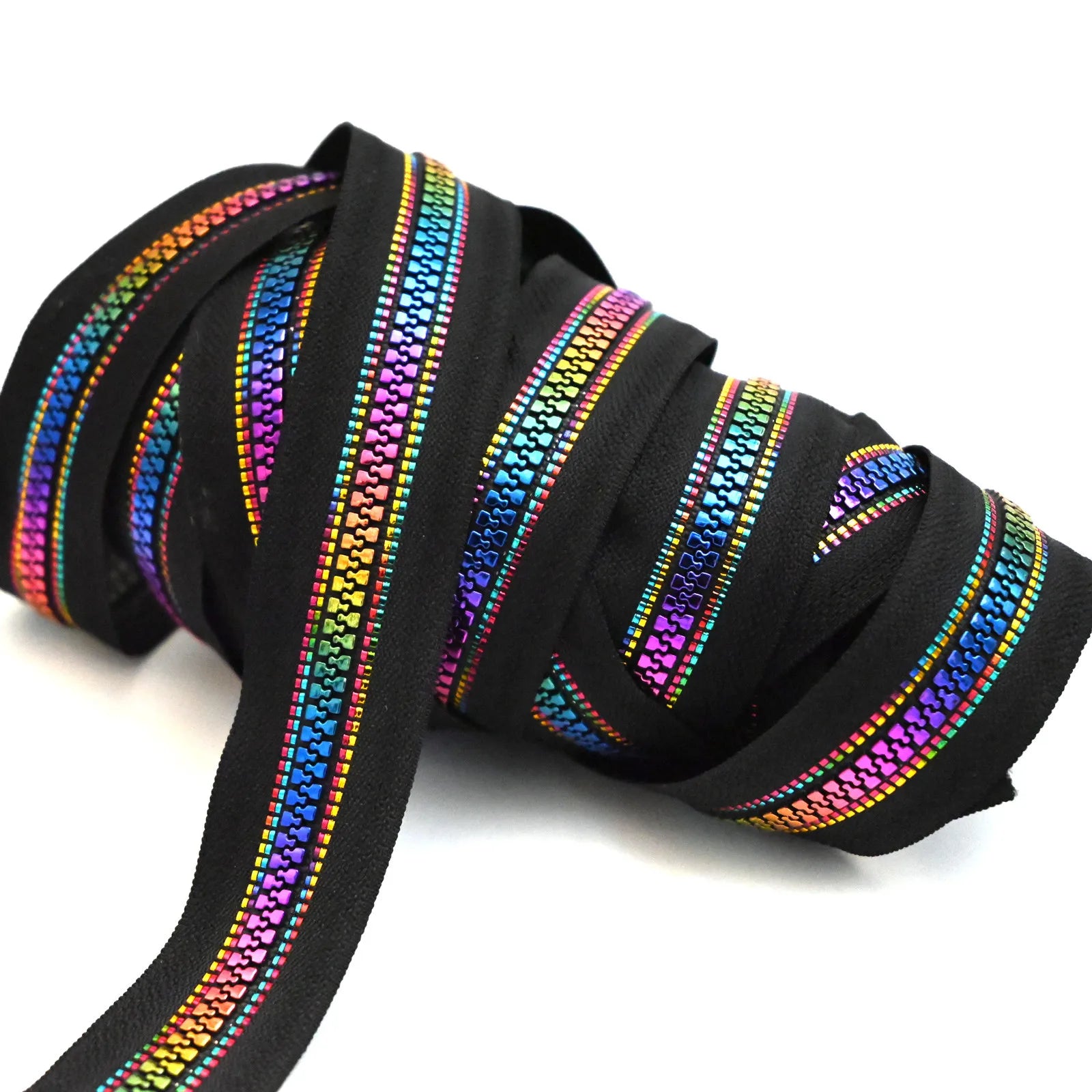 Deepeel ZT845 Garment Bag Zipper Accessories 5# Custom Resin Zippers Roll Rainbow Teeth Sewing Parts