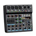 OEM M6 Professional 6 Channel Mini USB Audio Mixer Portable 6 Channel DJ Controller/Audio Console Mixer