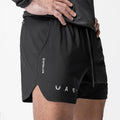 Men Quick-drying Breathable Basketball Exercise Leggings Running Active Gym Workout Hiking Shorts