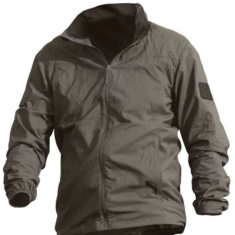 Sarchon Men's Ultra-Thin Breathable Windbreaker for Spring Summer Protective Outdoor Sun Protection Clothing