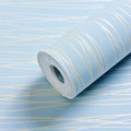 Modern 3D Luxury Non-Woven Wallpaper New Simple Vertical Stripe for Living Room Bedroom Movie Sofa Background Floral Fireproof