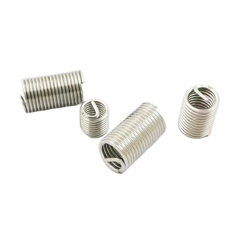 Trusted Supplier Industrial Grade 304 Stainless Steel Wire Threaded Inserts Durable M1.6*0.35/UNC/UNF Thread Customized OEM
