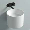 Patent Ceramic Wall Hung Basin Bowl Round Freestanding Sink