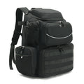 Tactical Fishing Backpack Waterproof MOLLE Rucksack with Rod Holder & Tackle Storage Outdoor Hiking/Travel Pack for Anglers
