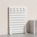 Single-Tier PP Material Plastic Desktop Organizer Space-Saving Foldable Storage Holder with No-Hole Punching Shelf Cabinets