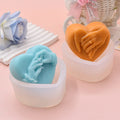 BS441 Lovers Love Hand Pull Hook Silicone Birthday Cake Decoration Mold Valentine's Day Chocolate Cookies Silicone Mold