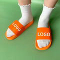 New Fashion Indoor Outdoor PVC Blank Custom Logo House Slides Slippers Footwear Sandals for Women and Ladies