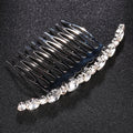 Elegant Fashion Wedding Hair Ornaments Crystal Alloy Bridal Hair Comb Headpieces for Women Jewelry Gifts