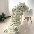 Wholesale Price Wedding Artificial Flower Row Flower Table Runner for Table Centerpieces Decor