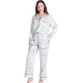 Satin Button Down Pajamas for Women Top Casual Pants Plus Size Two Piece Women's Loungewear
