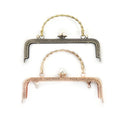 Deepeel BS265 20cm Handbag Accessories Pearl Kiss Lock Clutch Purse Decoration Handle Bag Frames