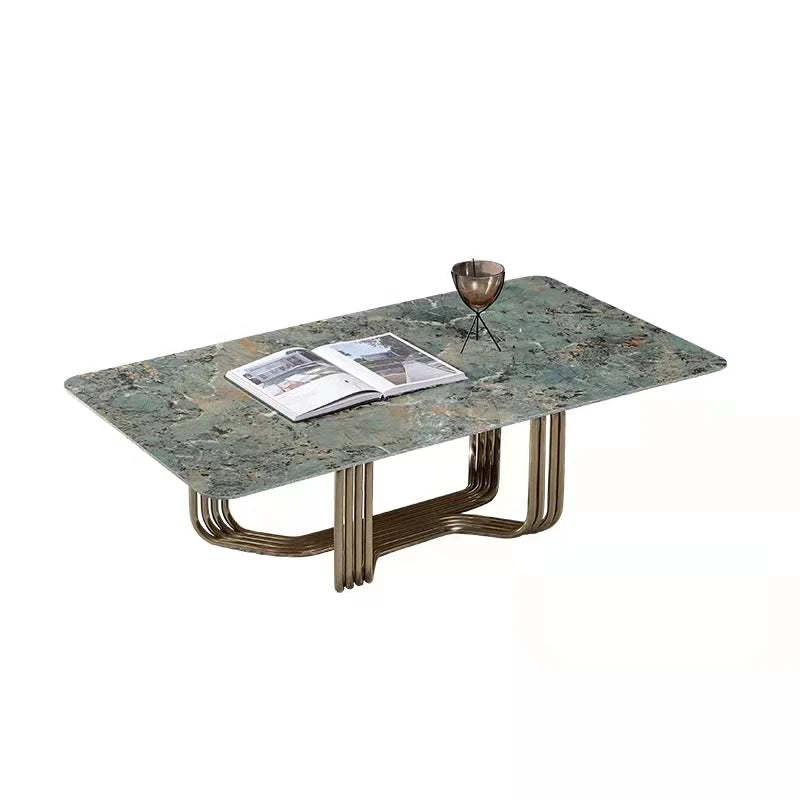 Foshan manufacturer Living room furniture sets metal center tables modern luxury coffee table