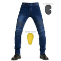 Unisex Racing Motocross Jeans Outdoor Biker Pants Small Legs Fall Resistant Denim Jacket Men Women Motorcycle