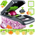 Multifunctional Manual Vegetable Chopper Cutter Spiralizer Grater Shredder Blender Mandoline Vegetable Slicer Vegetable Chopper