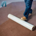 Wuxi Wholesale Soft Moisture Proof Anti Scratch Clear PE Temporary Customized Plastic Adhesive Carpet Protection Film