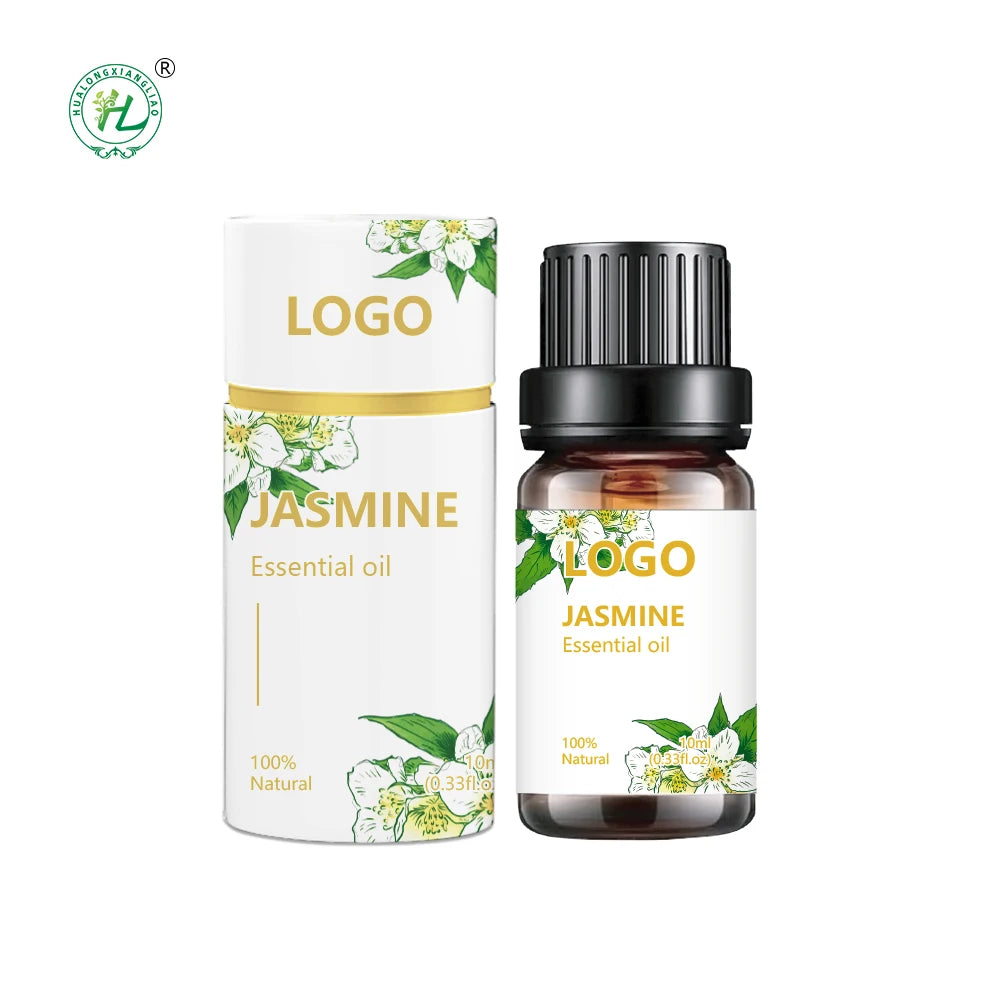 HL- Natural White Flower Essential Oil (new) in Jasmines Supplier Wholesale Jasmine Sambac Absolute Oil Pure for Aroma Diffuser