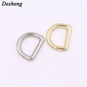 Multi Size Handbag Accessories Metal D Ring Buckle Strap Connector Ring for Purse Bag