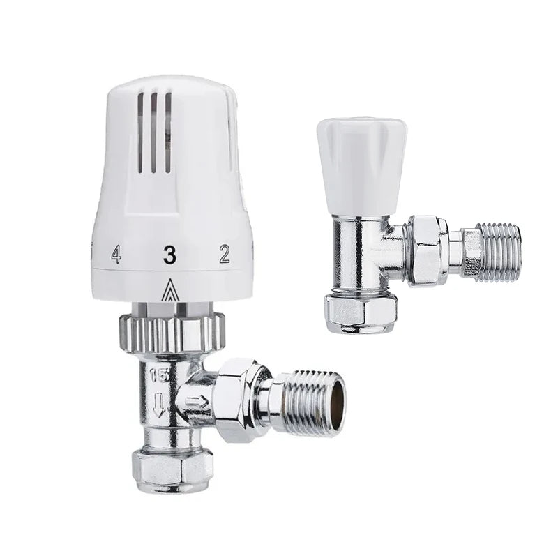Byelearn TRV Automatic Brass Thermostatic Radiator Valve for Heating Radiators