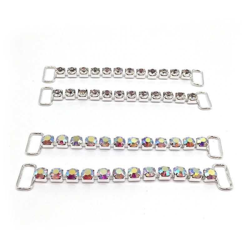 Wholesale Flexible SS28 Crystal Rhinestone Bikini Connector for Bodybuilding Competition