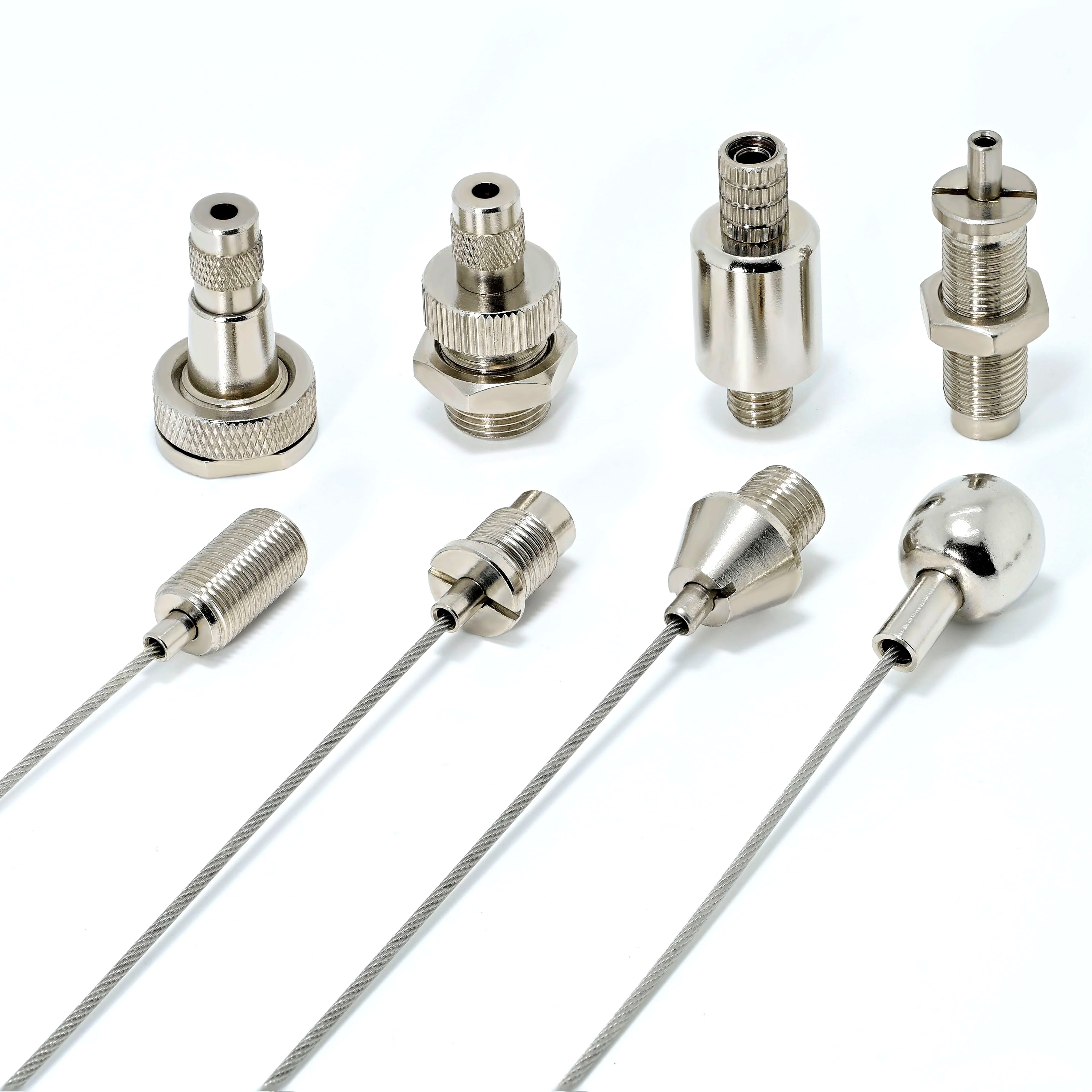 Factory Price Aircraft Cable Grippers Metal Lighting Hardware Accessories with Cable Side Exit for Lighting Hanging System