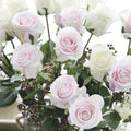 48cm New Products Artificial Flowers Cheap Fabric Wedding Arch Natural Touch Rose Flower for Home Decoration