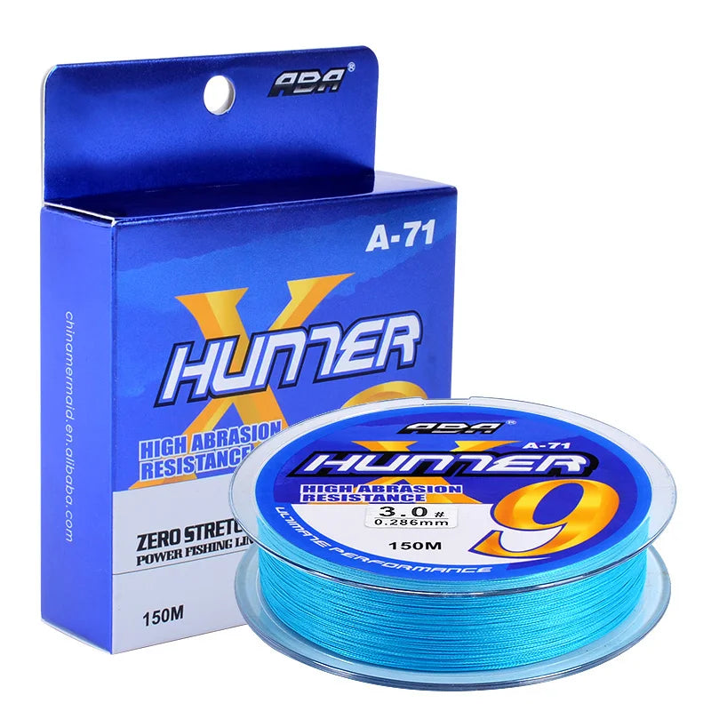 ABA 9 Strands Braided Lines Abrasion Resistant PE Fishing Line Braid