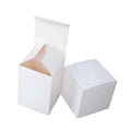 Ready to Ship Small White Paper Box Custom Size Small Cube Paper Box Direct Factory