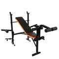 Chaoran CR8624 Squat Rack Incline Bench Foldable Stainless Steel Frame Durable Multi-Gym Dumbbell Workout Preacher Curl Exercise