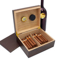 Manufacturer Customized Logo Wholesale Handmade Wholesale Wood Humidor Cigar Storage Cases Wooden Cigar Boxes