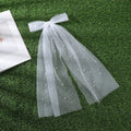 ShangHai Wholesale Oversized Pearl Wedding Bow Tie Hair Clip Declaration Hair Clip Girl Hair Clip Lady