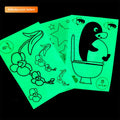Custom 3D Luminous Vinyl Wall Sticker Removable Self-Adhesive Glow in the Dark Cartoon Princess Stickers for Kids Room Belts