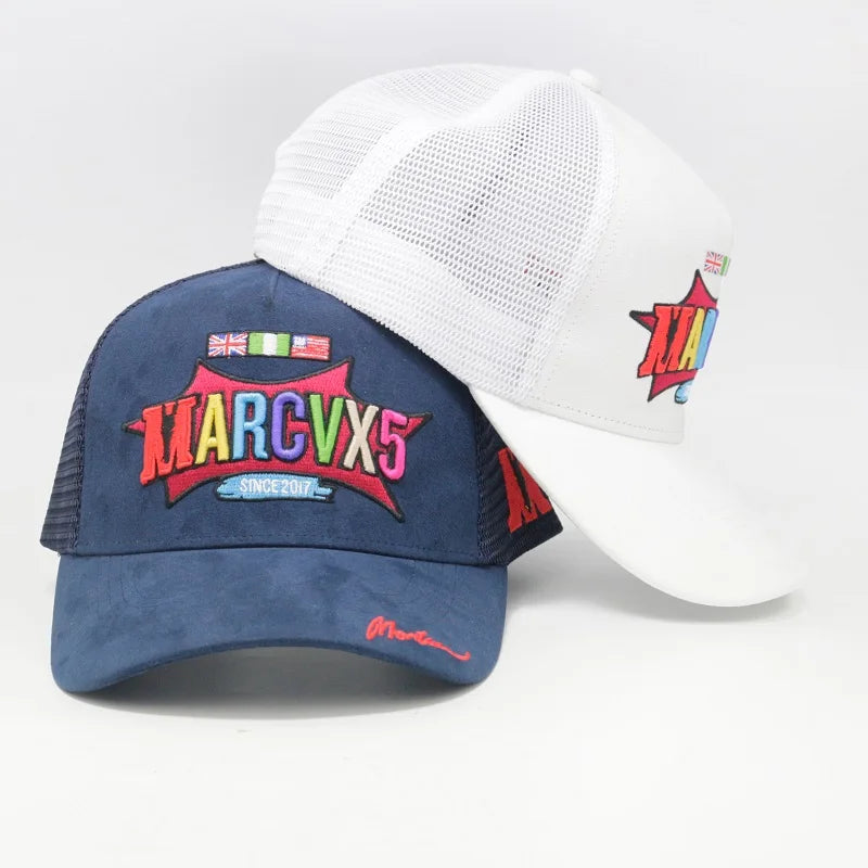 OEM Custom Embroidered Logo Cartoon Sport Truckers Cap Adult 5 Panel Mesh Hip Hop Fashion Outdoor Breathable Waterproof