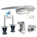 1178 Industrial 304 Stainless Steel Hinged Door Cold Room Lock with Easy Installation