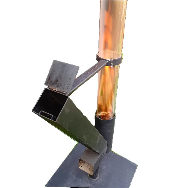 Indoor Smokeless Portable Wood Pellet Stove Burner Garden Patio Heaters Biomass Stove