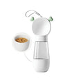 2 in 1 Eco-Friendly Plastic Grade Multifunctional Pet Food Feeder & Portable Dog Water Bottle with 350ml+200ml Capacity for Dogs